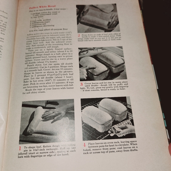 Vintage Better Homes and Gardens BREAD Cook Book Cookbook Illustrated - Picture 4 of 8